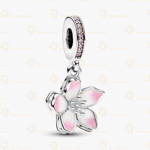 Pandora Cherry Blossom Dangle Charm